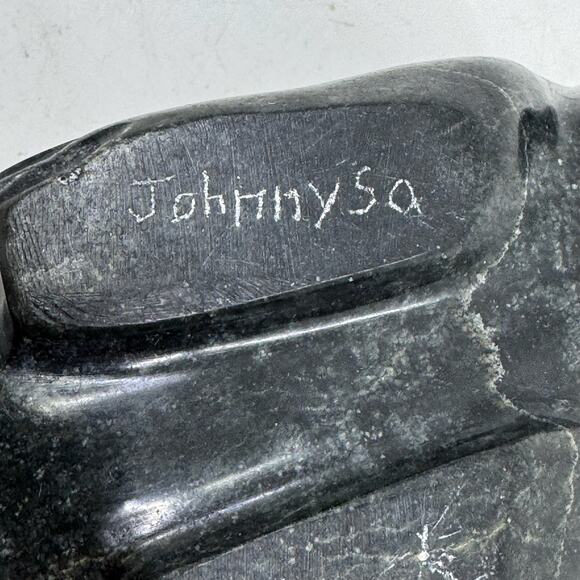 Inuit Hand Carved Sedna Sculpture by Johnysa Mathewsie - Picture 7 of 11